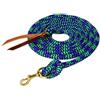 Weaver Leather Capezza regolabile imbottita originale, media, nero/viola/menta, 5/8 x 10'