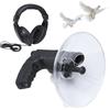 RATSTONE Microfono Direzionale Parabolico, Dispositivo di Ascolto a Lunga Distanza 8-200 m, Detective con Auricolari, Ingrandimento 8X, Amplificatore Sonoro, Registrazione per Birdwatching Animali