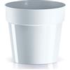Prosperplast Vaso da fiori Cube 159x159x146 mm, Bianco