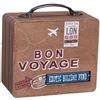 viaje Viaggio Forma Valigia Salvadanai Decorativi Mobili Adesivi Decorazione per la Casa Unisex Adulto, Multicolore (Multicolore), Unica
