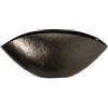Leonardo 053320 Como Ciotole, Ferro, Vetro, Marrone, 20 x 38 x 16 cm