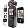 NinjaCam Body Cam 4K, Vlog Camera con Stabilizzazione, Action Cam