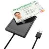 SCM UTrust SCR3500 A SmartFold - Lettore SmartCard Compatto Formato ID-1, USB, Per PC E Mac - 3