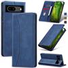 Jasonyu Cover per Google Pixel 8A Flip Custodia in Pelle PU, Cover a Libro Portafoglio, Funzione Supporto, Magnetica, Slot Schede, TPU Bumper Caso Custodia per Pixel 8A (Blu)