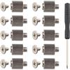 ZDE Set of 10 M.2 SSD Mounting Screws Kit M2.5 Computer Motherboard Screws Components with Screwdriver Compatible with Asus MSI Gigabyte ASRock Laptop PC Motherboard Raspberry Pi