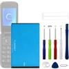 Swark Batteria di ricambio per Alcatel 2053D 2038X 3025X 3026X 3026X 3026D da 950 mAh