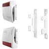 TIUIHU Supporto da parete per router AVM Fritzbox 7690 7590 AX 7530 7510 5590 5530 6670 6660 Cable 6890 6850 4690 - con gestione dei cavi