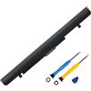 K KYUER PA5212U-1BRS Laptop Batteria per Toshiba Satellite Pro A30-C A30-D A40-C A40-D A50-C A50-D A50-E R40-C R50-B R50-C R50-D Tecra A40-C A40-D A50-EC C40-C C40-D C50-B C50-C C50-D C50-E Z50-C Z50-D Z50-E