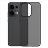 GIOPUEY Cover Compatibile con Oppo Reno 13 PRO, Materiale PC Rigido Custodia, Comodo e Liscio al Tatto Case，Antiurto, Anti-Impronta - Translucent Black