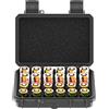 Kiwifotos 24 Slots CR2 CR123 CR123A Batteria al Litio Custodia Organizzativa IP67 Custodia rigida impermeabile per CR17345/CR16340/CR18350/CR15270 Custodia per batteria da campeggio a prova di esplosione