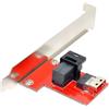 Chenyang Slimline SAS SFF-8654 - Adattatore da PCI-Express 4.0 a HD SFF-8643 PCBA femmina, con staffa