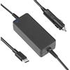 LabTEC Adattatore di alimentazione per laptop da 65 W USB C per auto 12-24 V per MacBook Pro 2016-2020 13 pollici/Air Thinkpad Acer ASUS Chromebook Samsung Dell HP e altri dispositivi di tipo C