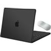 MOSISO Custodia Compatibile con MacBook Pro 14 Cover M5 M4 M3 M2 M1 2026 | Poggiapolsi&Antigraffio e Anti-impronte Cornice TPU Morbido Case per MacBook Pro 14,2 pollici Pro/Max 2025-2021, Nero