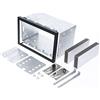 Audioproject A146 - Mascherina-2-DIN universale per autoradio compatibile con: VW Golf Polo Audi Ford Mercedes Smart Skoda Peugeot-Installazione di slot in metallo