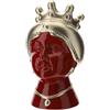 Testa di Moro in Gres Rosso e Oro 35 cm - Hervit Creations