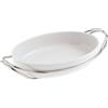 Supporto C/Pirofila Ovale Cm 44x27 New Living Inox