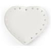 PIATTO CUORE PORCELLANA TRAF.25CM