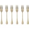SET 6 FORCH. DOLCE ROYAL PVD CHAMPAGNE ANTIQUE