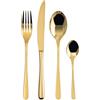 Set 24 Posate Taste PVD Gold - Sambonet - Eleganza Lucida per la Tavola