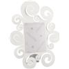 Portafoto Temple Grande Bianco Arti e Mestieri - Cornice Decorativa Design Arabesco