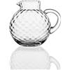 Brocca GLU BALL IVV in Vetro con Manico Ottica Diamantè 1,2 L