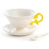 SET DA TE' IN PORCELLANA I-WARES CON MANICI COL.