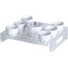 Vassoio Like Water 6 Tazze Vesta Home - Set Caffè Design con Zuccheriera