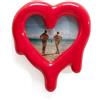 Melted Heart Red di Seletti - Specchio Iconico a Cuore Effetto Fuso