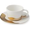 BOX 2 SET TAZZINE CAFFE' PORC.AVORIO 7CM