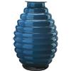 Vaso Anelli H30 Opale / Orion Blu Onlylux - Vaso in Vetro Soffiato di Design