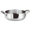Casseruola Bassa 2 Maniglie Cm 24 Kikka Inox
