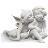 Lladrò Statua angeli Amore e Psiche in porcellana handmade