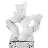 Coppia Mani Face H14x11 - Scultura Romantica Argento di Bongelli Preziosi