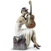 Lladrò Statua suonatrice di flamenco in porcellana handmade
