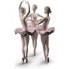 Lladrò Statua ballerine Posa di ballo in porcellana handmade