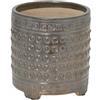 Vaso Cachepot in Ceramica Qing Bronzo H17 D16 cm - EDG Enzo De Gasperi