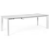 Bizzotto Tavolo allungabile Briva bianco grigio chiaro 160-220 × 90 cm