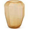 Vaso Poliedro EDG in Vetro Opaco Ambra H38 cm