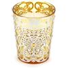 CANDELA VASO VETRO BISANZIO DIA.13XH15,5