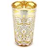 CANDELA VASO VETRO BISANZIO DIA.14XH23CM