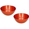 Set 2 Ciotoline Ares Arancio in Vetro - Design Colorato per la Tavola | Brandani