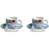 SET 2 TAZZE CAFFE' LE PUPAZZE AZZURRO ML 100