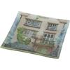 PIATTO VETRO COTTAGE ROSA 20X20CM