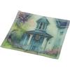 PIATTO VETRO COTTAGE BLU 20X20CM