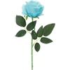 Rosa Velluto Blu Hervit - Fiore Decorativo Elegante in Tessuto