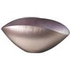 Coppa Burano Rosa Antico Glicine 28x18 cm Onlylux in Vetro Soffiato