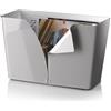 Portariviste Eco Vesta Home in Plexiglass Tortora - Made in Italy, Elegante e Pratico