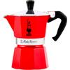 Bialetti Moka Express 3 Tazze Rossa - Espresso Iconico Made in Italy