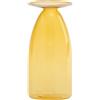 Un Fiore Vaso 22 Giallo Oro Zafferano in Vetro Borosilicato