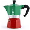 Bialetti Moka Express 6 Tazze Tricolore - Made in Italy